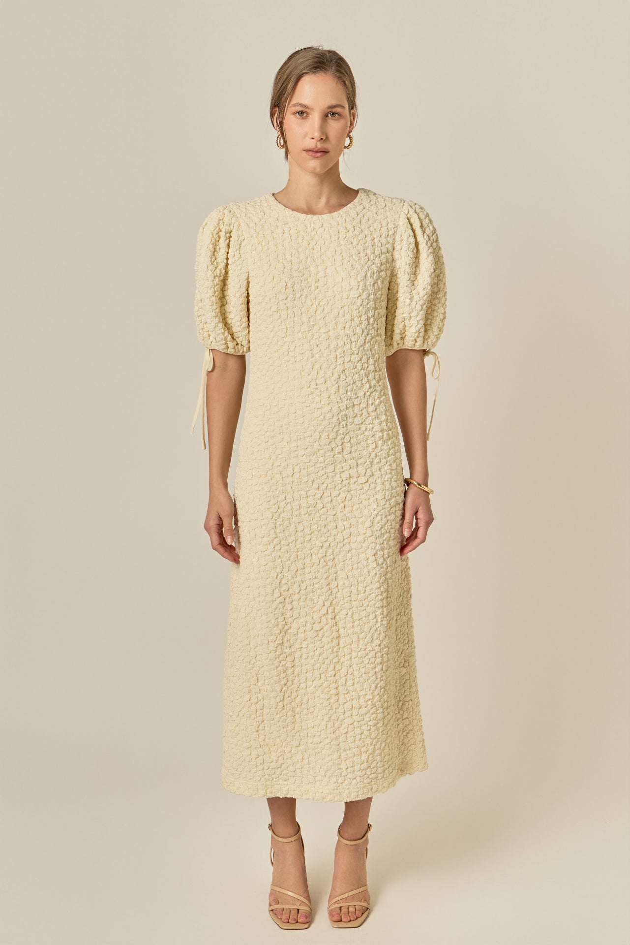 Smocked Midi Dress