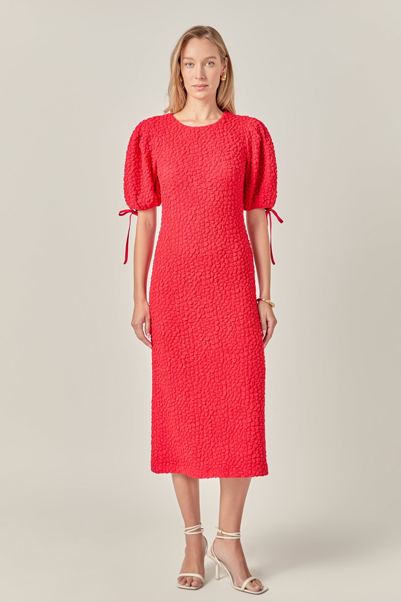 Smocked Midi Dress